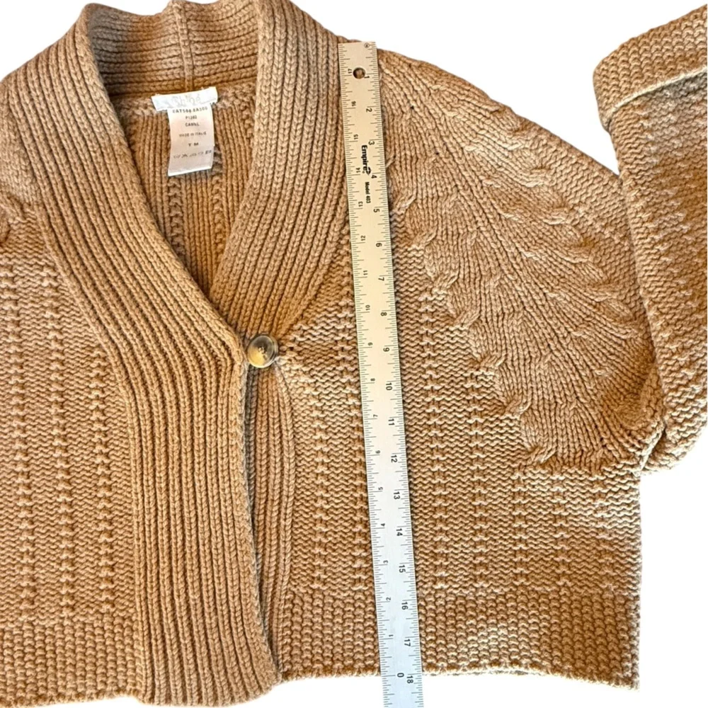 Chloé  Brown Cable Knit Cardigan Sweater – Women’s Size Med - Picture 14 of 14